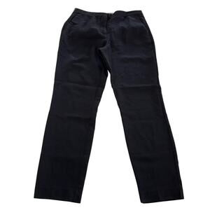 Zara Pants Womens Medium Black Slim Fit Casual Stretch Trousers Dress Modern